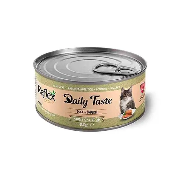 Reflex Daily Taste Kıyılmış Ördekli Kedi Konservesi 85 gr - 1