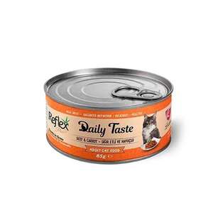 Reflex Daily Taste Sığır Etli ve Havuçlu Kedi Konservesi 85 gr