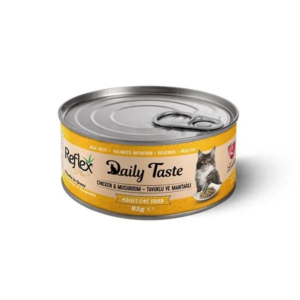 Reflex Daily Taste Tavuklu ve Mantarlı Kedi Konservesi 85 gr - 1