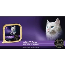 Reflex Plus Dana Etli Av Hayvanlı Jöleli Kedi Konservesi 100 GR - 2