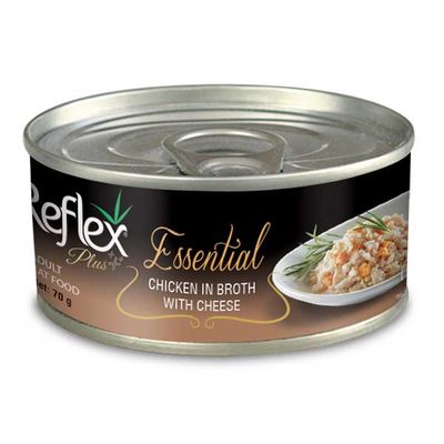 Reflex Plus Essential Tavuklu ve Peynirli Yetişkin Kedi Yaş Maması 70 g - 1