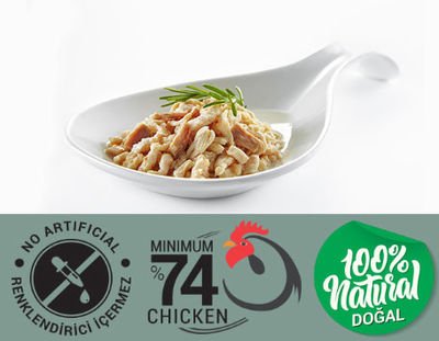 Reflex Plus Essential Tavuklu ve Ton Balıklı Kedi Konservesi 70gr - 2