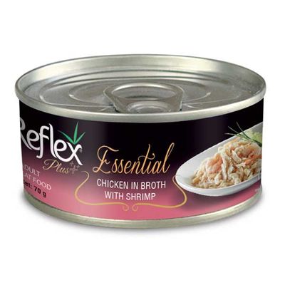 Reflex Plus Essential Tavuklu ve Karidesli Yetişkin Kedi Yaş Maması 70 g - 1