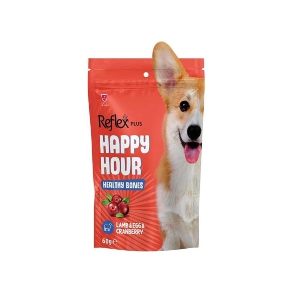 Reflex Plus Happy Hour Sağlıklı Kemikler İçin Destekleyici Köpek Ödül Maması 60 gr - 1