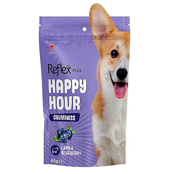 Reflex Plus Happy Hour Sakinleşmeyi Destekleyici Köpek Ödül Maması 60 gr - 1