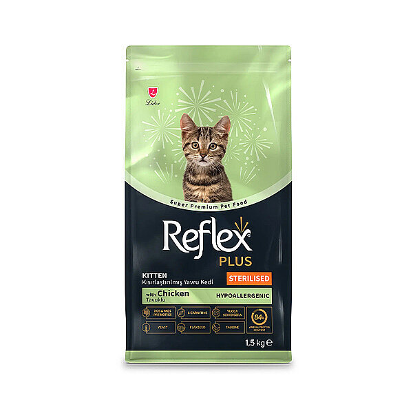 Reflex Plus Kitten Tavuklu Kısırlaştırılmış Yavru Kedi Maması 1,5 kg