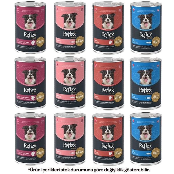Reflex Plus Köpek Maması Karışık 400 Gr x 12 Adet - 1