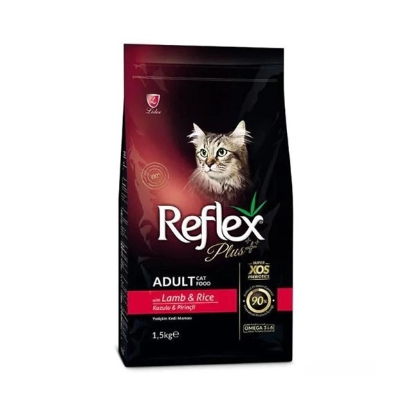 Reflex Plus Kuzu Etli Kedi Maması 1.5 KG + 500 GR Hediyeli! - 1