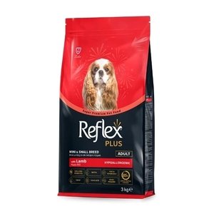 Reflex Plus Kuzu Etli Mini ve Küçük Irk Yetişkin Köpek Maması 3 Kg