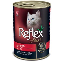 Reflex Plus Kuzulu  Kedi  Yaş Maması Jöle İçinde Et Parçacıklı  400 GR