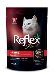 Reflex Plus Kuzulu Pouch Kedi Yaş Maması Sos İçinde Et Parçacıklı 100 gr