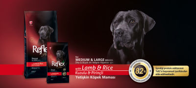 Reflex Plus Kuzulu & Pirinçli Orta ve Büyük Irk Köpek Maması 15 KG - 3