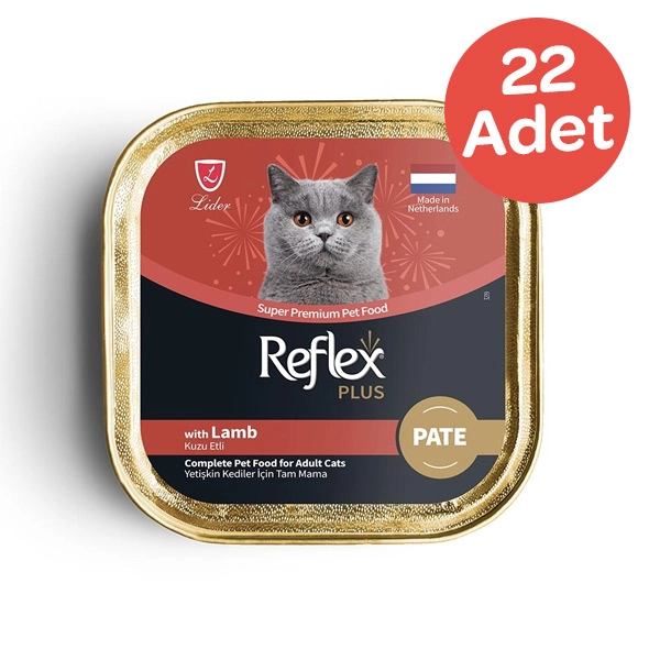 Reflex Plus Pate Kuzulu Kedi Konservesi 85 Gr x 22 Adet - 1