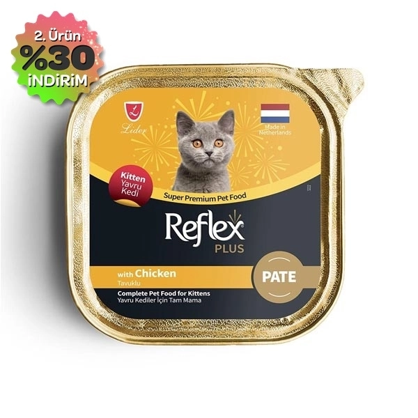 Reflex Plus Pate Tavuklu Yavru Kedi Konservesi 85 GR - 1