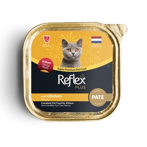 Reflex Plus Pate Tavuklu Yavru Kedi Yaş Maması 85 GR