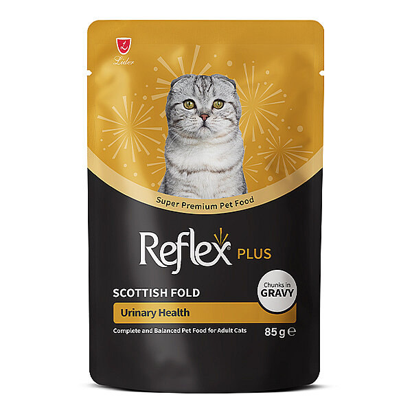 Reflex Plus Scottish Fold Yetişkin Kedi Yaş Maması 85 g - 1