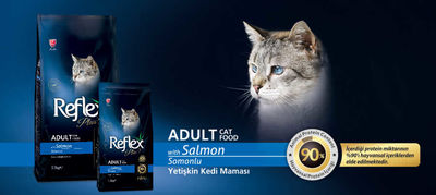 Reflex Plus Somonlu Yetişkin Kedi Maması 1,5 kg - 3