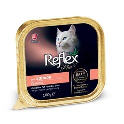 Reflex Plus Somonlu Jöle Parça Etli Kedi Konservesi 100 GR