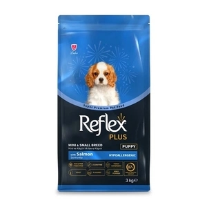 Reflex Plus Somonlu Mini ve Küçük Irk Yavru Köpek Maması 3 Kg - 3