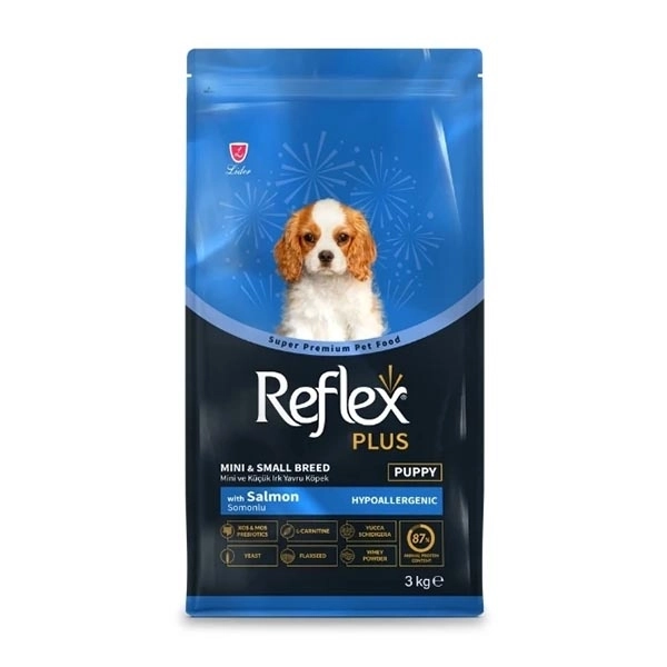 Reflex Plus Somonlu Mini ve Küçük Irk Yavru Köpek Maması 3 Kg - 3