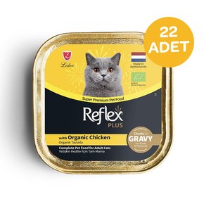 Reflex Plus Sos İçinde Parça Tavuk Etli Yetişkin Kedi Konservesi 85 Gr x 22 Adet