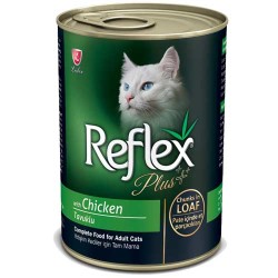 Reflex Plus Tavuklu  Kedi  Yaş Maması Pate İçinde Et Parçacıklı 400 GR