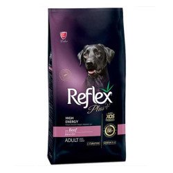 Reflex Plus High Energy Biftekli Köpek Maması 15 KG