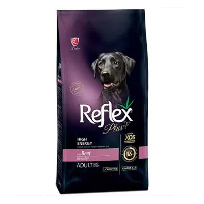 Reflex Plus High Energy Biftekli Köpek Maması 15 KG - 1