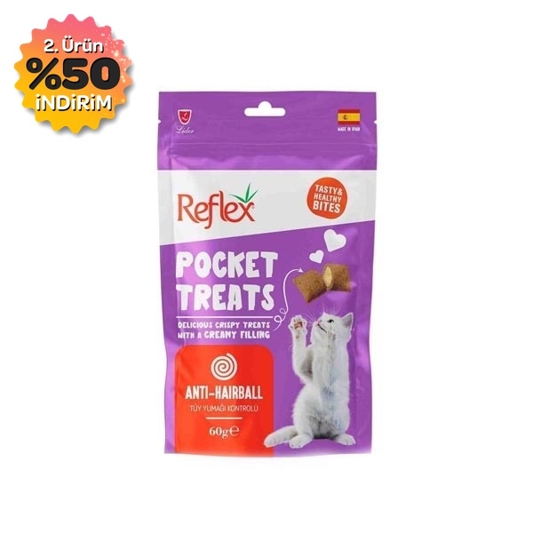 Reflex Pocket Treats Tüy Yumağı Kontrolü 60g - 1