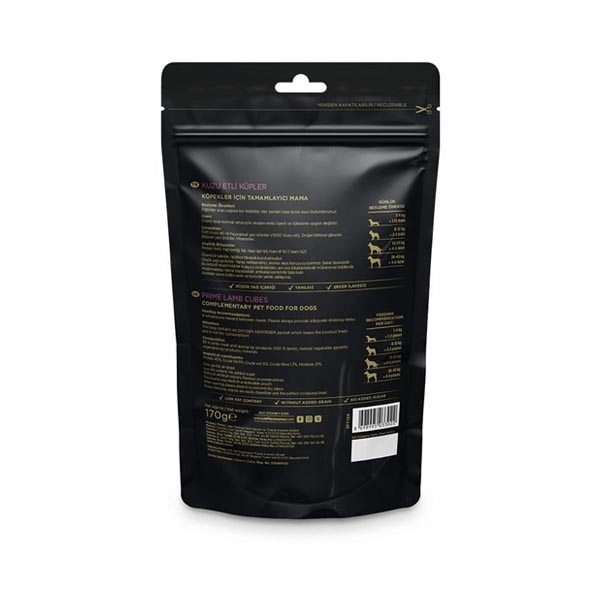 Reflex Snackies Kuzu Etli Küp Tahılsız Köpek Ödül Maması 170 g - 2