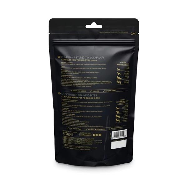 Reflex Snackies Natural Füme Dana Etli Tahılsız Köpek Eğitim Lokmaları 170gr - 2