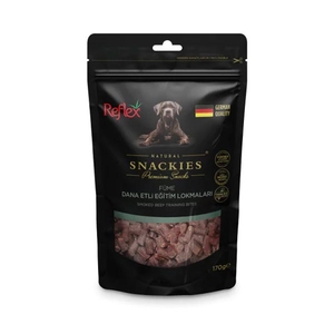 Reflex Snackies Natural Füme Dana Etli Tahılsız Köpek Eğitim Lokmaları 170 g - 1