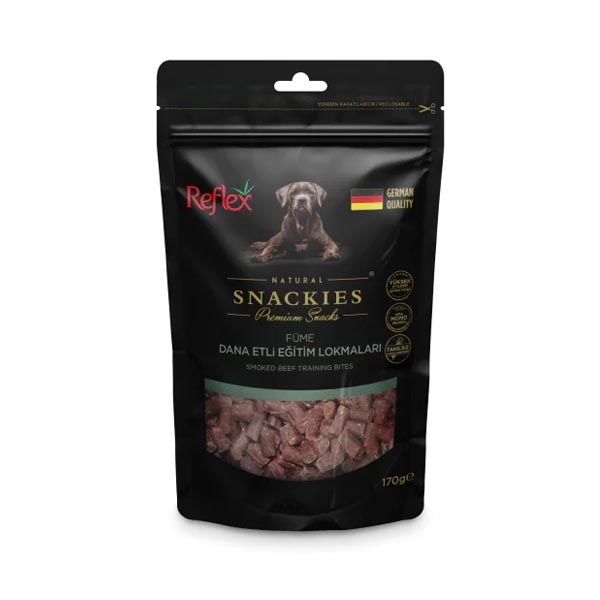 Reflex Snackies Natural Füme Dana Etli Tahılsız Köpek Eğitim Lokmaları 170 g - 1