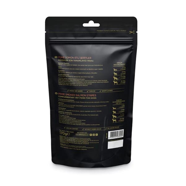 Reflex Snackies Natural Füme Somon Etli Şerit Köpek Ödül Maması 170 g - 2