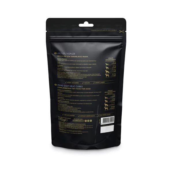 Reflex Snackies Natural Keçi Etli Küp Tahılsız Köpek Ödül Maması 170gr - 2