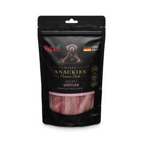 Reflex Snackies Natural Keçi Etli Şerit Tahılsız Köpek Ödül Maması 170 g