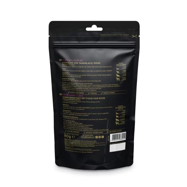 Reflex Snackies Natural Kuzu Etli Küp Tahılsız Köpek Ödülü 80gr - 3