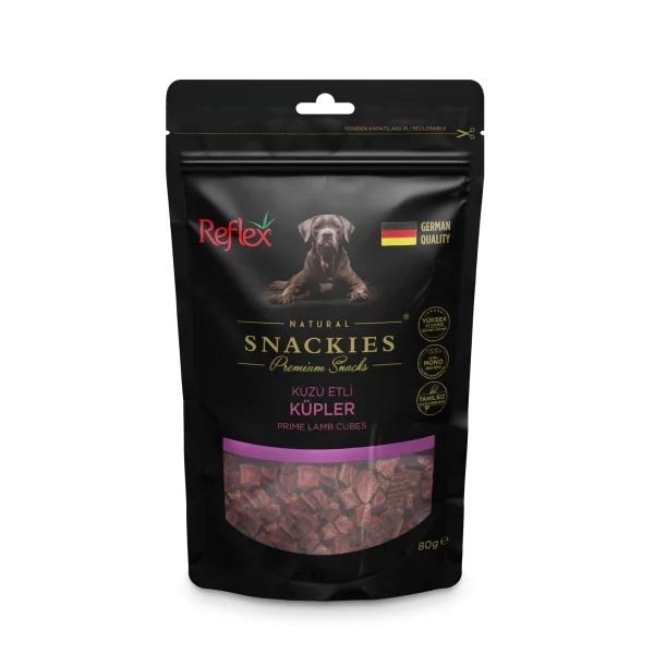 Reflex Snackies Natural Kuzu Etli Küp Tahılsız Köpek Ödülü 80gr - 2