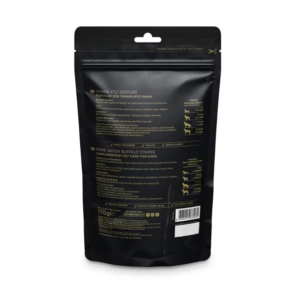 Reflex Snackies Natural Manda Etli Küp Tahılsız Köpek Ödül Maması 170 g - 2