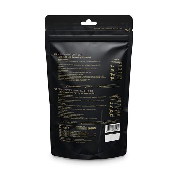 Reflex Snackies Natural Manda Etli Şerit Tahılsız Köpek Ödül Maması 170gr - 2