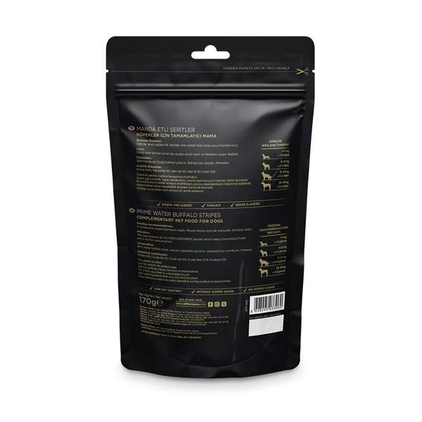 Reflex Snackies Natural Manda Etli Şerit Tahılsız Köpek Ödül Maması 170gr - 2