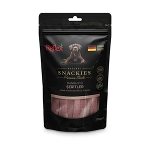 Reflex Snackies Natural Manda Etli Şerit Tahılsız Köpek Ödül Maması 170gr