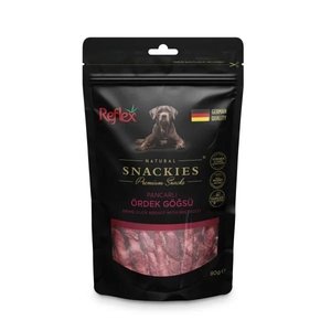 Reflex Snackies Natural Pancarlı Ördek Göğsü Tahılsız Köpek Ödül Maması 80gr