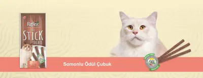 Reflex Somonlu Kedi Ödül Çubugu 5 GR * 3 ADET - 3
