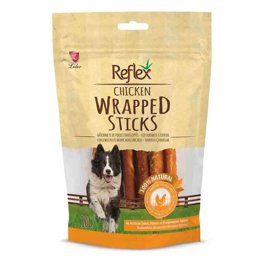 Reflex Tavuk Sargılı Köpek Ödül Çubuğu 80 g - 1
