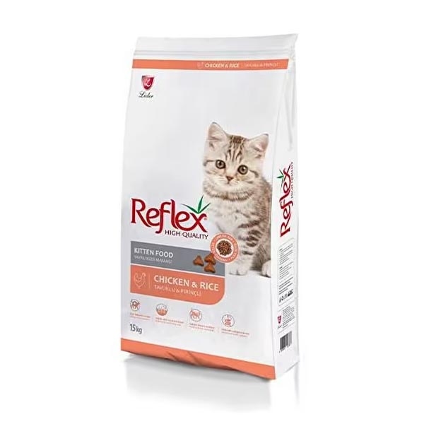 Reflex Tavuklu ve Pirinçli Yavru Kedi Maması 15 kg - 1