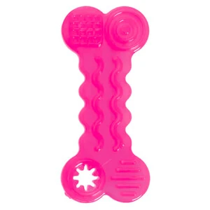 Flamingo Tırtıklı Kemik Köpek Oyuncağı 10 cm