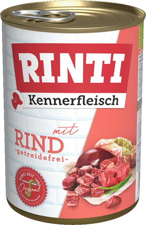Rinti Kennerfleisch Dana Etli Yetişkin Köpek Konservesi 400 Gr - 1