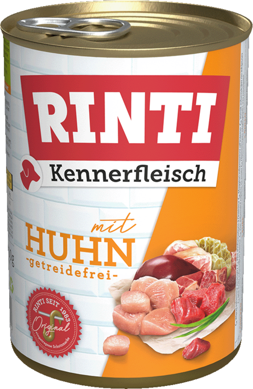 Rinti Kennerfleisch Tavuklu Yetişkin Köpek Konservesi 400 Gr - 1