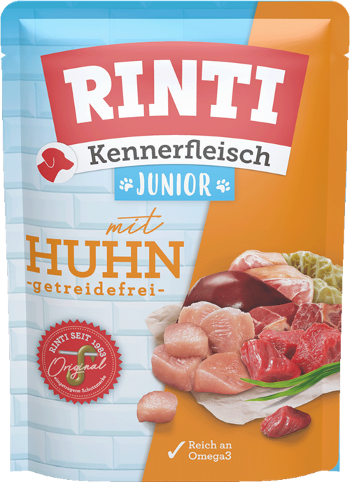 Rinti Tavuklu Pouch Yavru Köpek Maması 400 Gr - 1